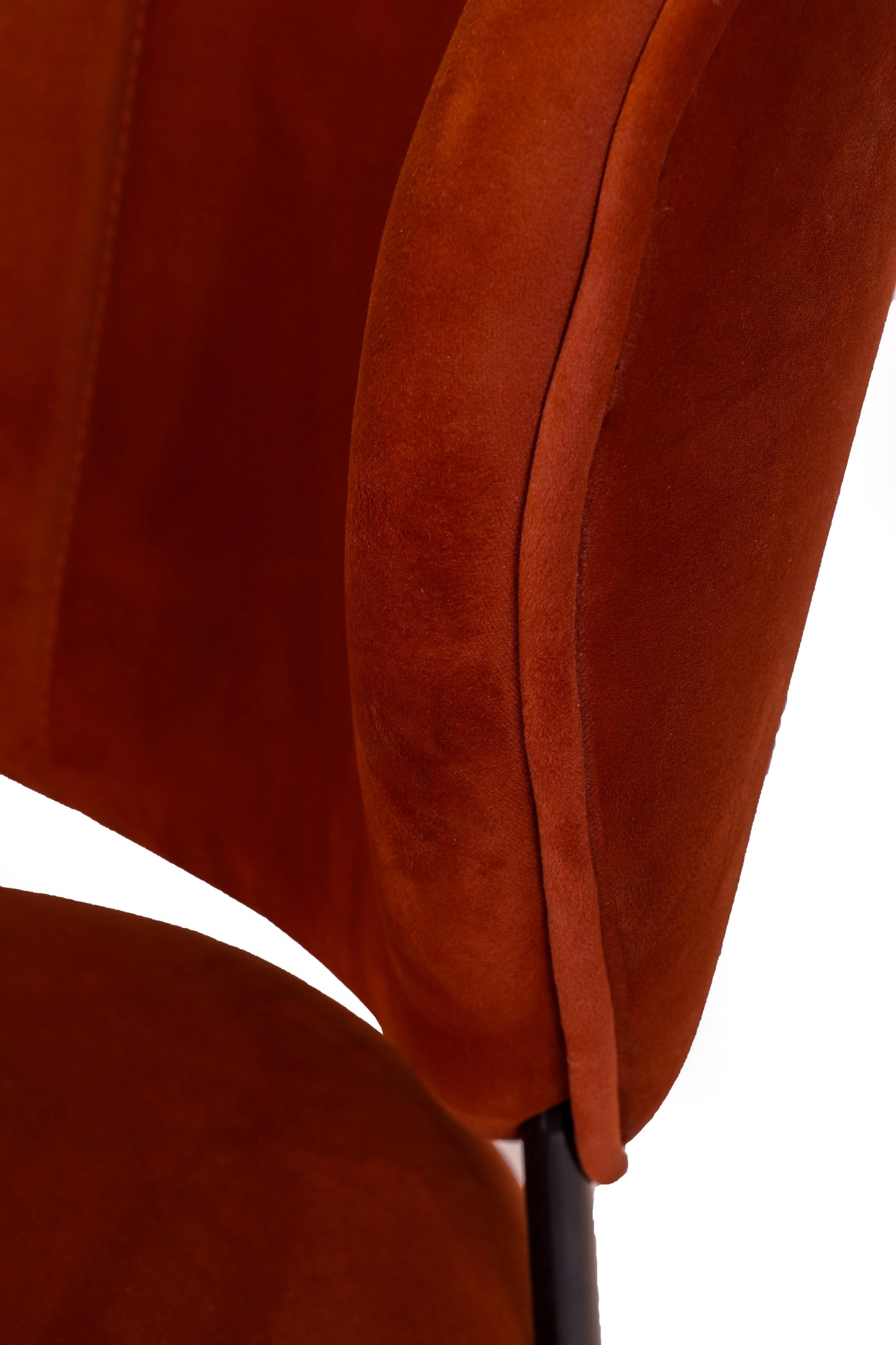 Dining Chair – Artistic Form with Metal Accents