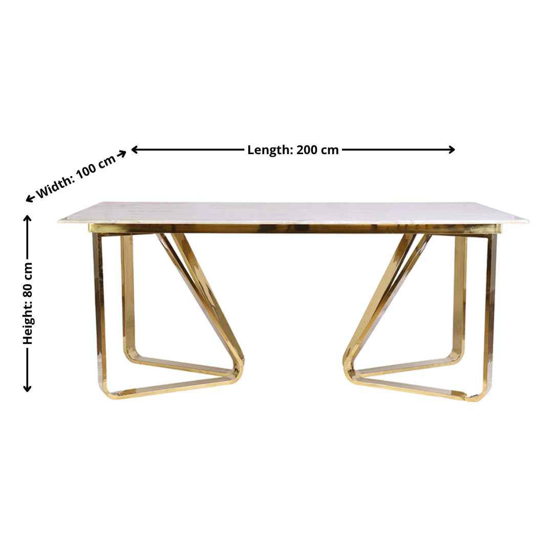 Luxury Tri-Base Marble Table
