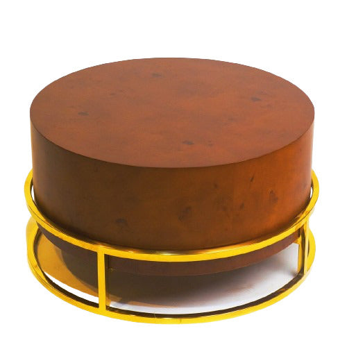 <img src="round-coffee-table.jpg" alt="ترابيزة قهوة دائرية من الاستانلس ستيل - تصميم مودرن لغرفة المعيشة | Round Stainless Steel Coffee Table – Modern Living Room Accent">