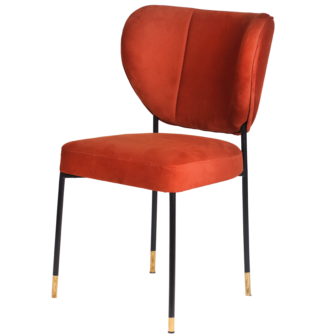 Luxury Petal Chair – Twin-Petal Back & Custom Upholstery