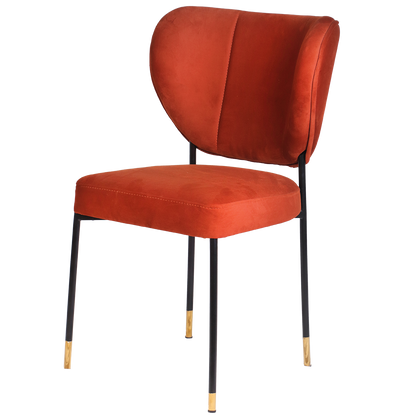 Luxury Petal Chair – Twin-Petal Back & Custom Upholstery