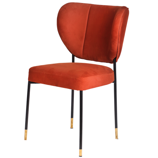 Luxury Petal Chair – Twin-Petal Back & Custom Upholstery