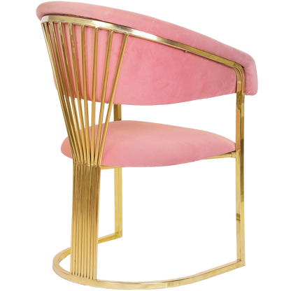 Neo-Lyre Chair – Sculpted Backrest Profile