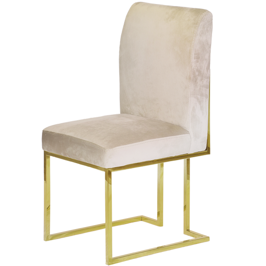 Luxury Sled Chair – Elegant Stainless Sled Base & Custom Upholstery