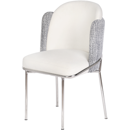 Luxury Half-Arc Chair – Elegant Curved Back & Custom Upholstery