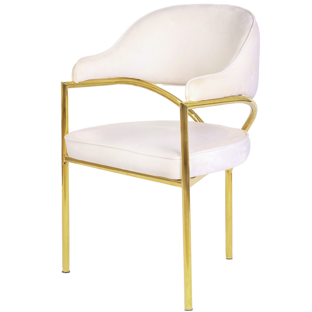 Luxury Y-Arc Chair – Y-Shaped Arc Back & Custom Upholstery