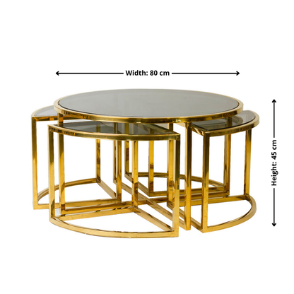 Aura 5-Nesting Table Set
